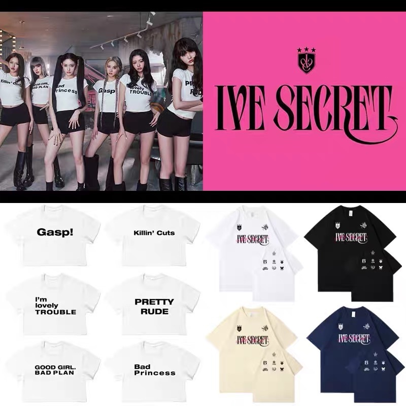 IVE SECRET Merch Inspied T-Shirt - IVE