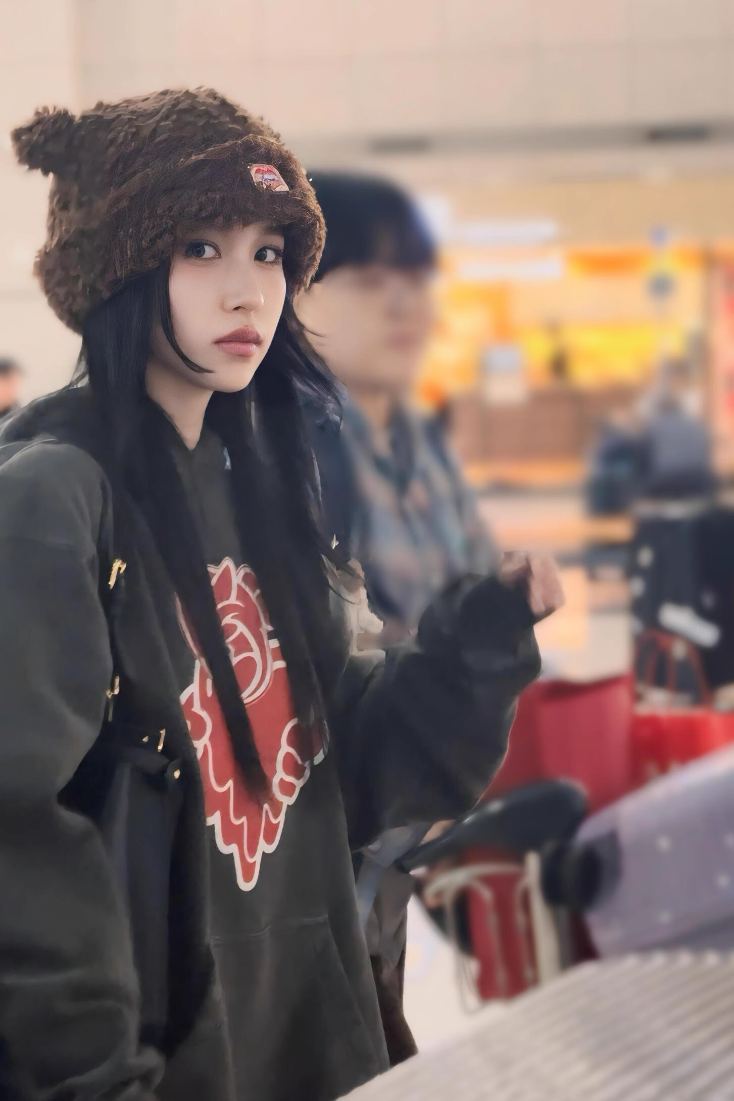 Twice Mina Same Black Hoodie 