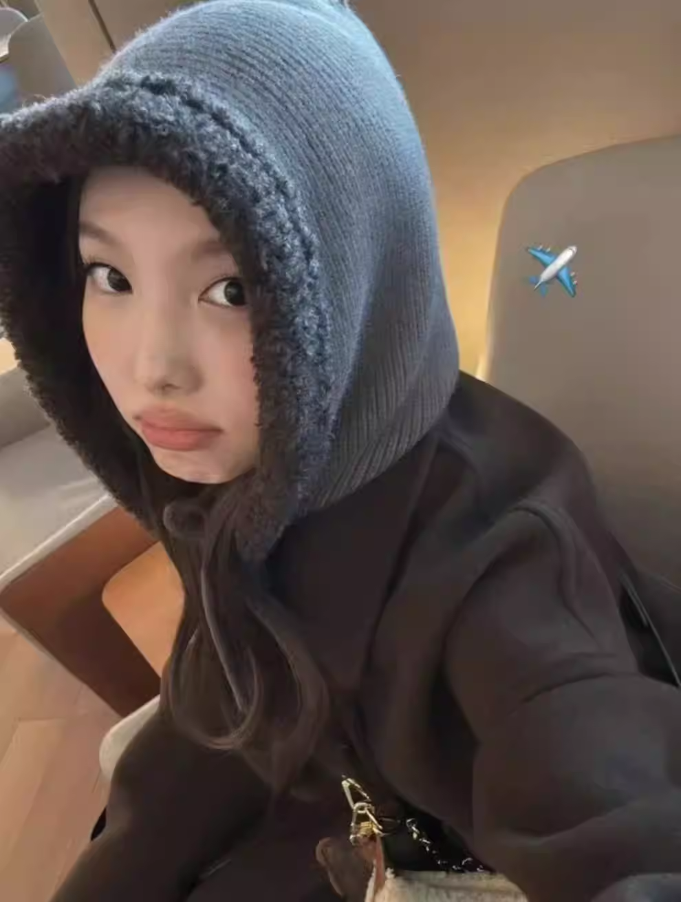 TWICE Nayeon Inspired Knitted Balaclava Hat