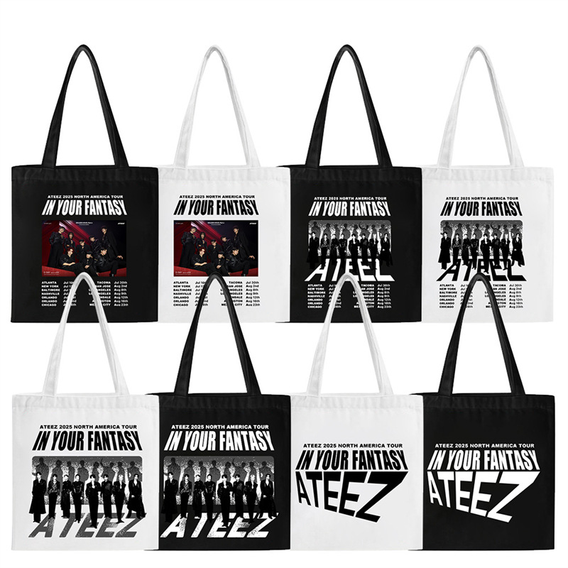ATEEZ 2025 In Your Fantasy World Tour Merch Inspired Custom Tote Bag