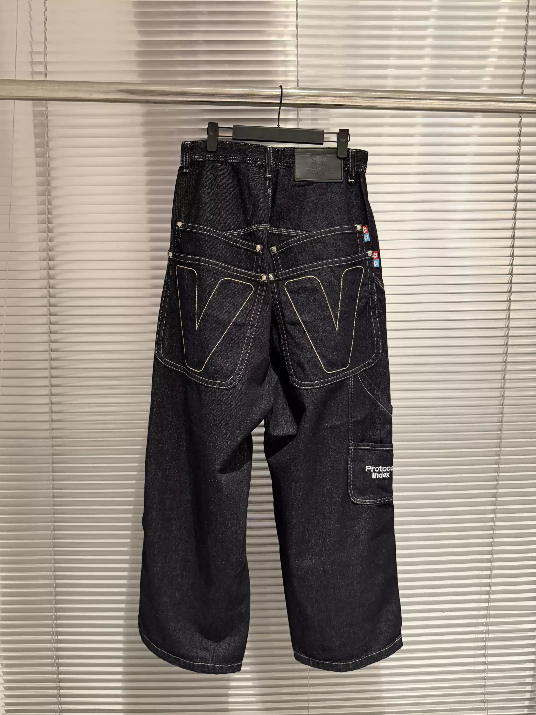 Cortis Martin Inspired Indigo Retro Baggy Denim Pants