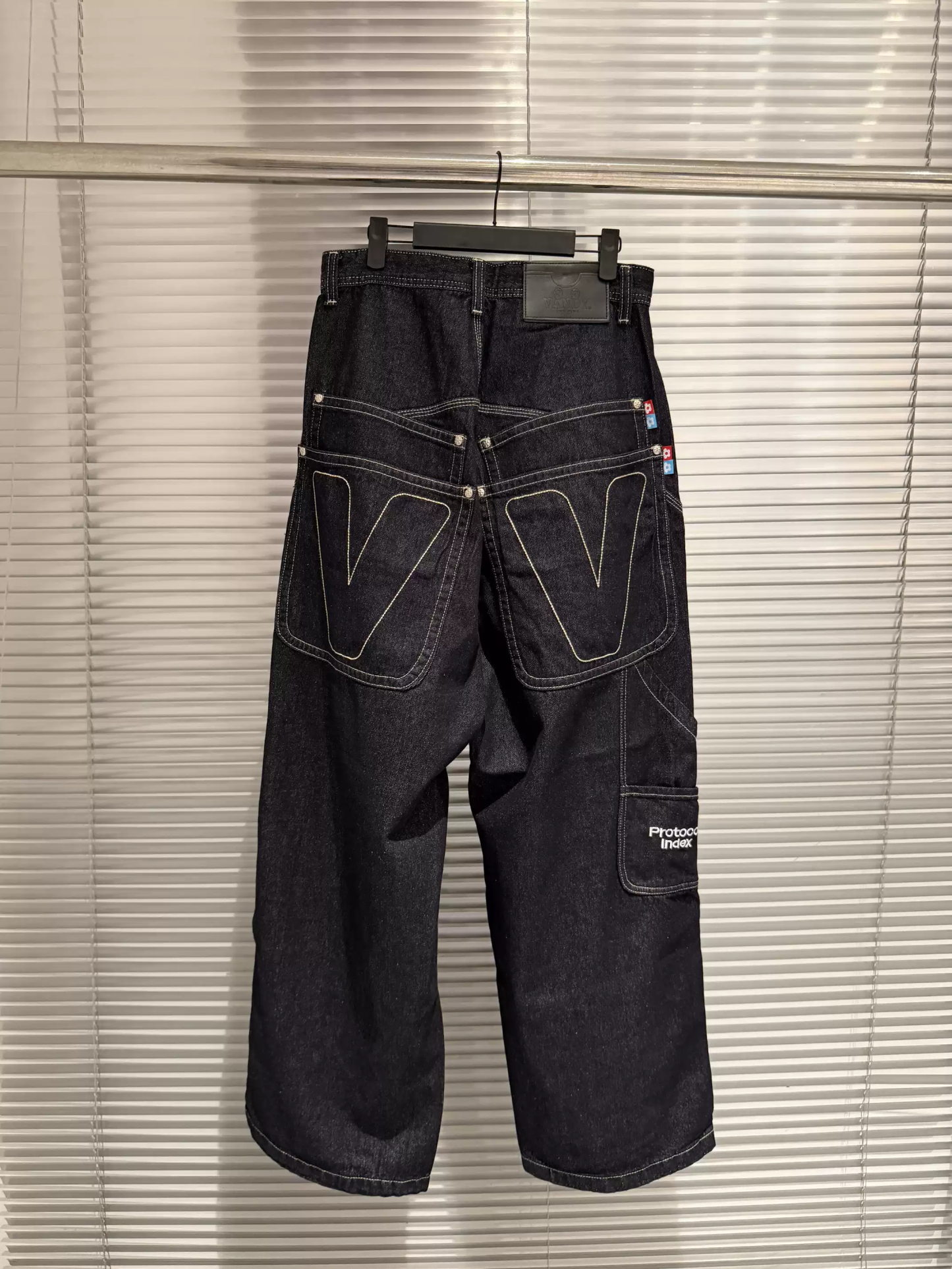 Cortis Martin Inspired Indigo Retro Baggy Denim Pants