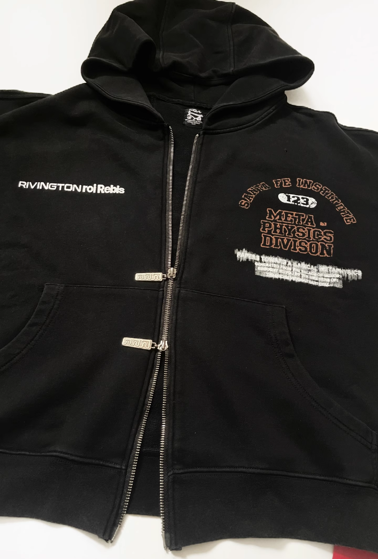 TXT Yeonjun Inspired Metanoia Vintage Washed Distressed Zip-Up Hoodie 