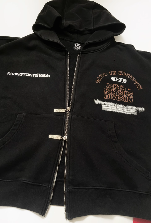 TXT Yeonjun Inspired Metanoia Vintage Washed Distressed Zip-Up Hoodie 