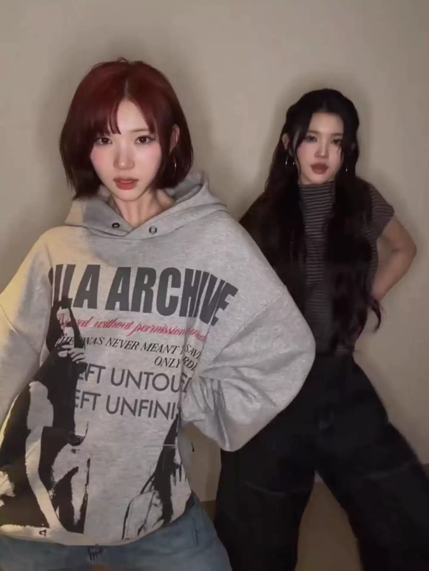 Hearts2hearts Jiwoo Inspired Twice Girl Graphic Hoodie