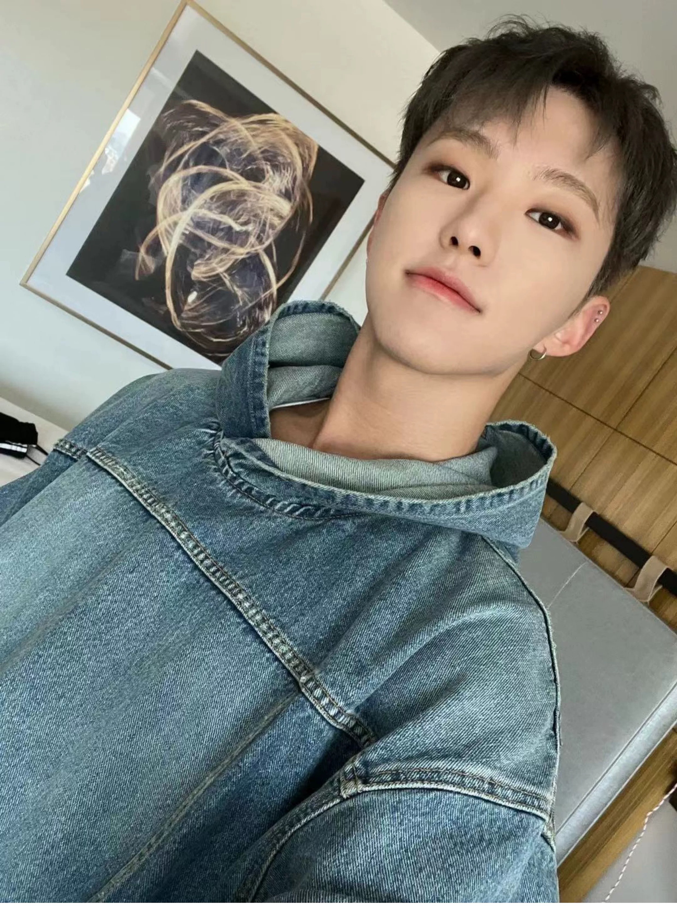 SEVENTEEN Hoshi Inspired Oversized Denim Jacket