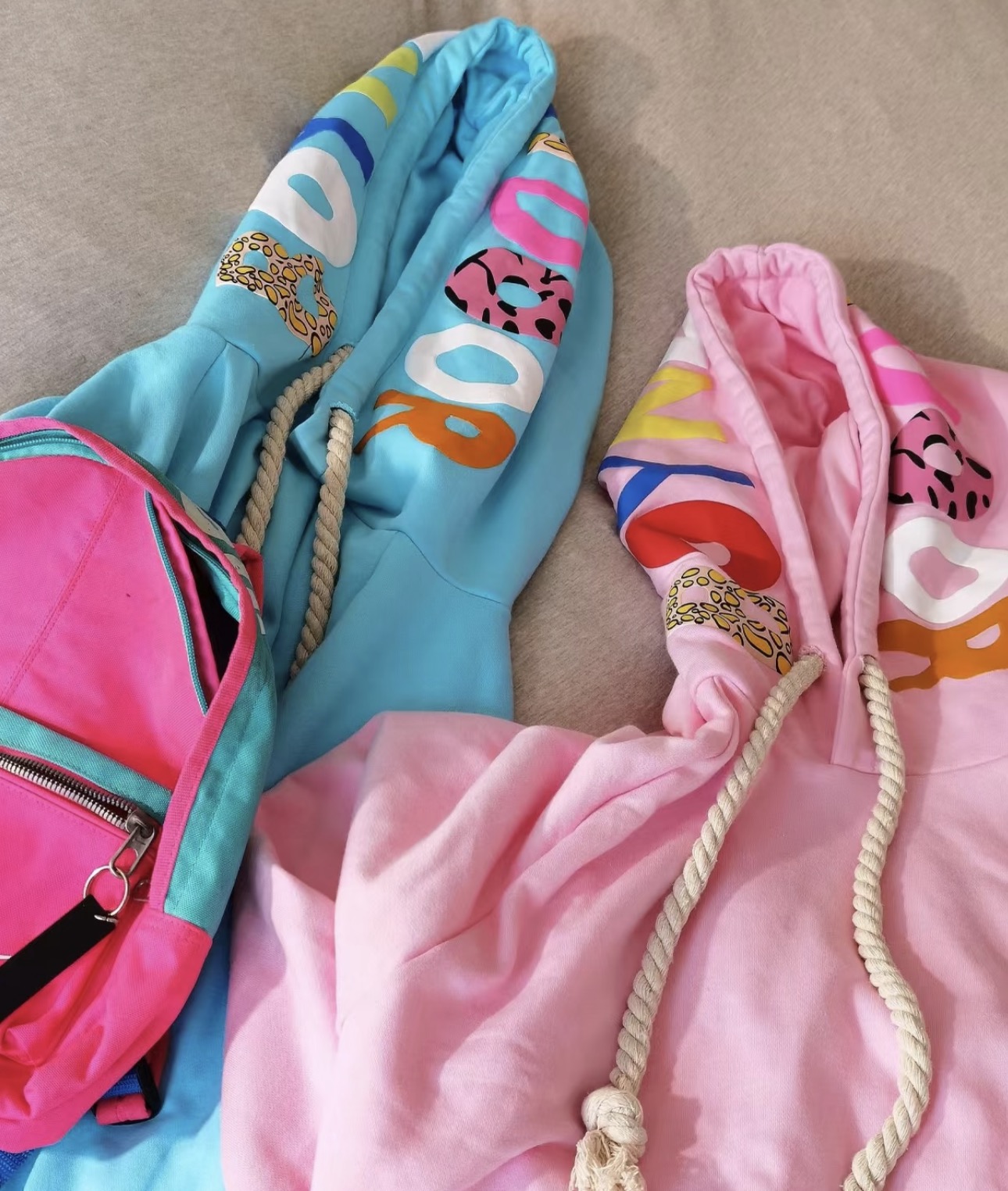 BND one and only stage inspired BLUE HOODIE PIINK HOODIE