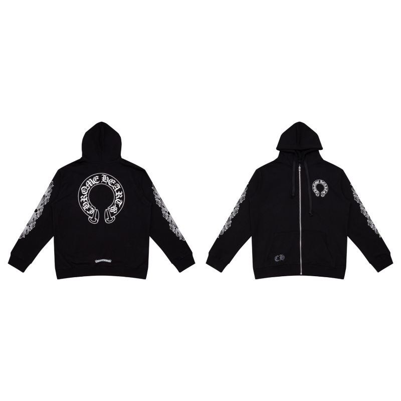 Enhypen Niki&Heeseung Inspired Cross Pattern Zip-up Hoodie