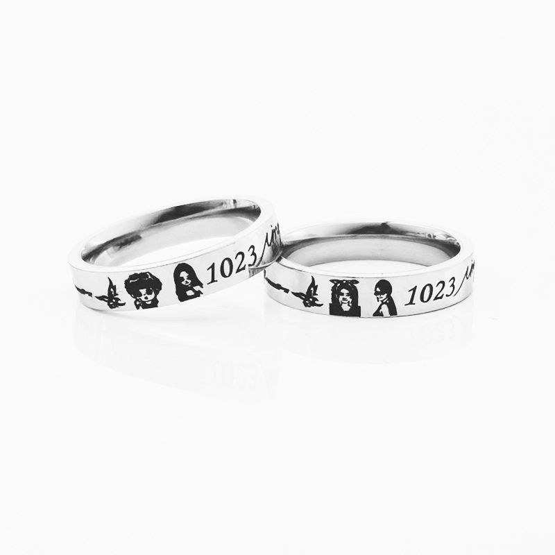 Aespa Ningning Fanmade Birthdate Signature Ring-