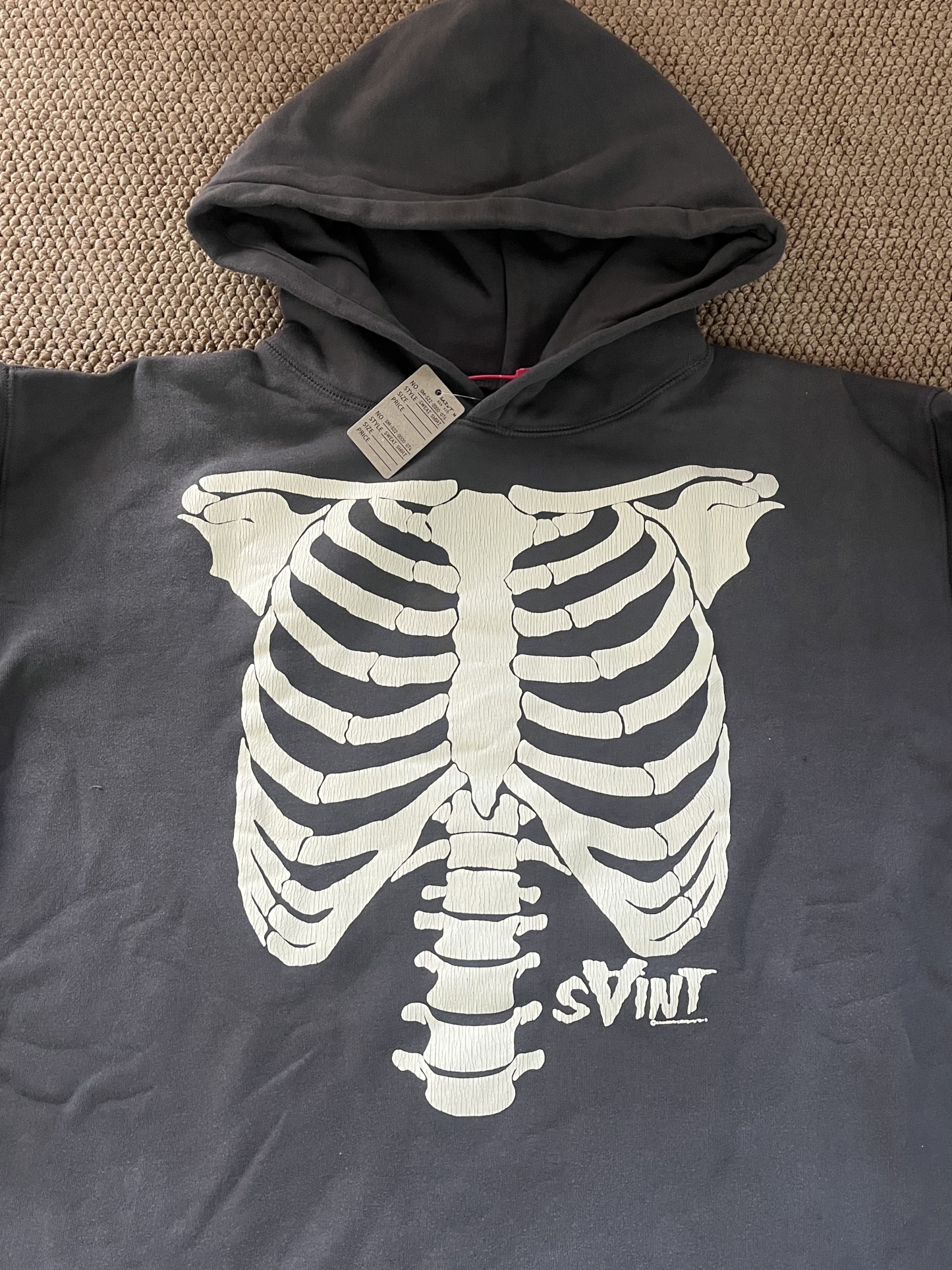 ENHYPEN Niki Inspired Skeleton Graphic Hoodie