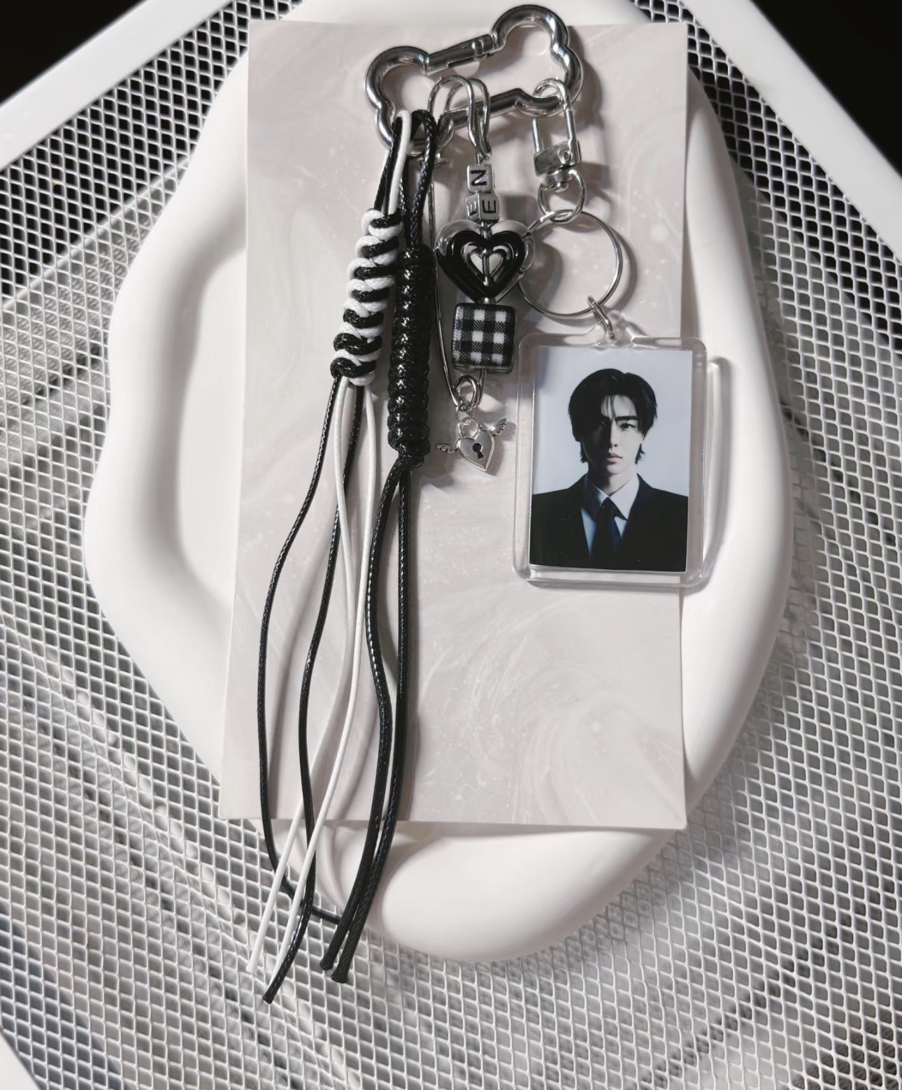 ENHYPEN Member Handmade Acrylic Keychain Bag Charm