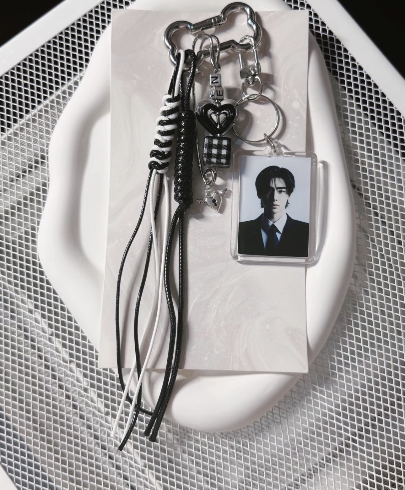 ENHYPEN Member Handmade Acrylic Keychain Bag Charm