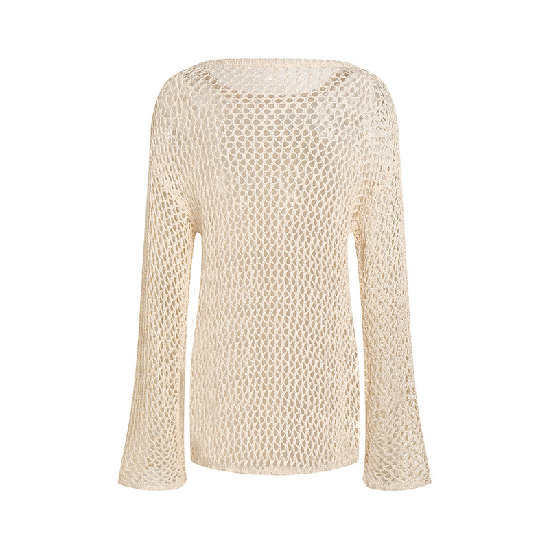 Enhypen SUNOO Inspired See Through Knitted Sweater Top