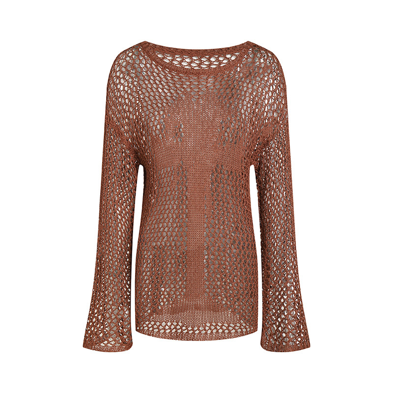 Enhypen SUNOO Inspired See Through Knitted Sweater Top