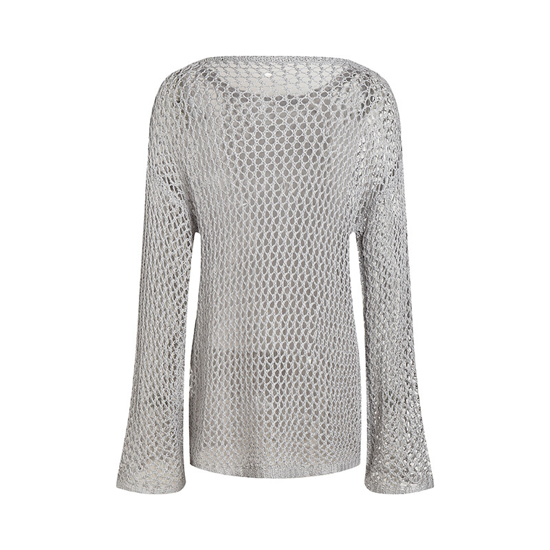 Enhypen SUNOO Inspired See Through Knitted Sweater Top