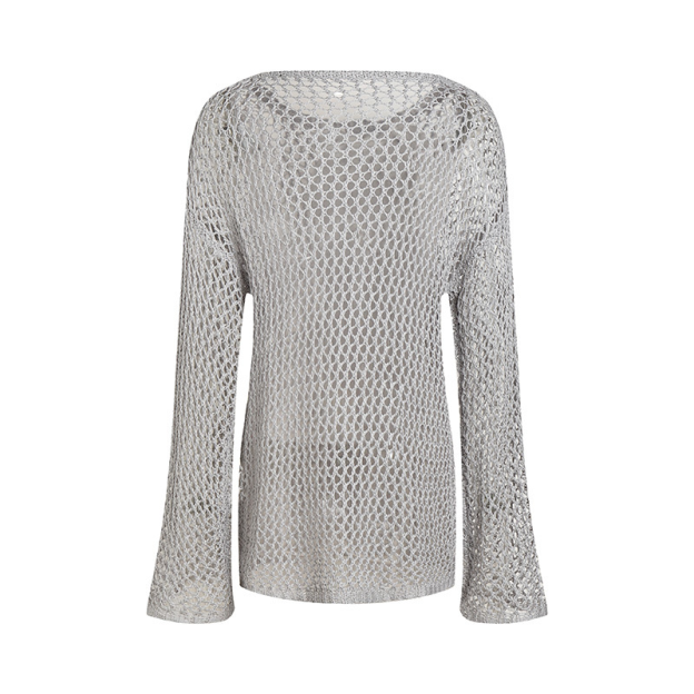 Enhypen SUNOO Inspired See Through Knitted Sweater Top