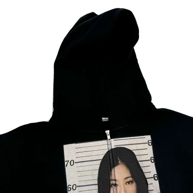 Blackpink Jennie Kim Graphic Face Print Sweatshirt Hoodie