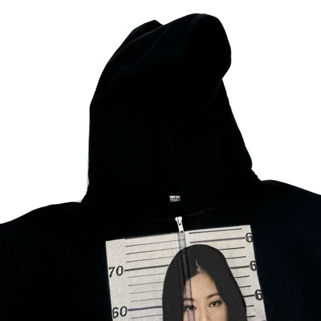 Blackpink Jennie Kim Graphic Face Print Sweatshirt Hoodie