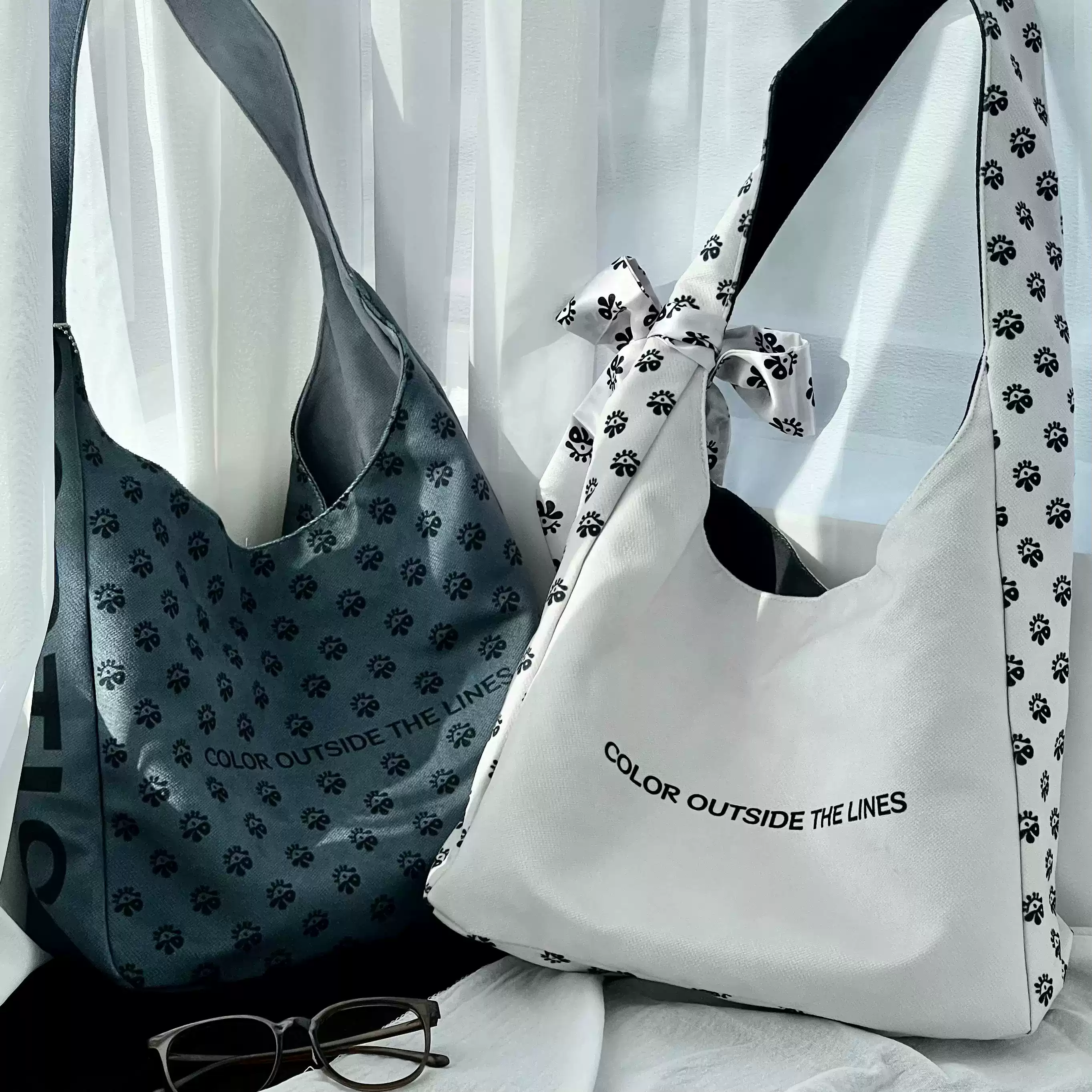 Cortis Printed Canvas Tote Bag 