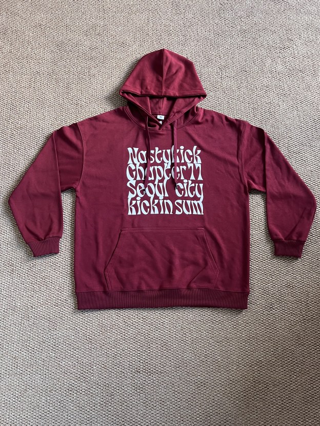 Stray Kids Hyunjin inspired Letter-Print Hoodie