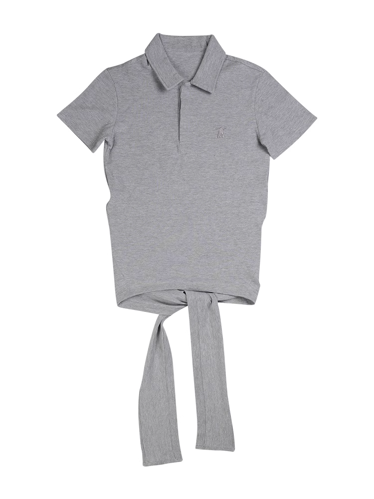 illit Yunah Striped Polo Shirt