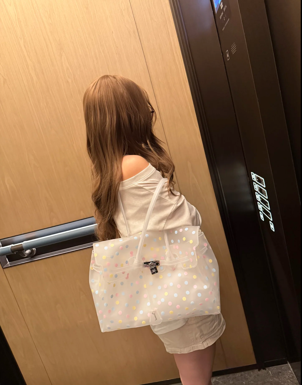 Macaron Polka Dot TPU Jelly Tote Bag jellyfirkin bag-jelly bag