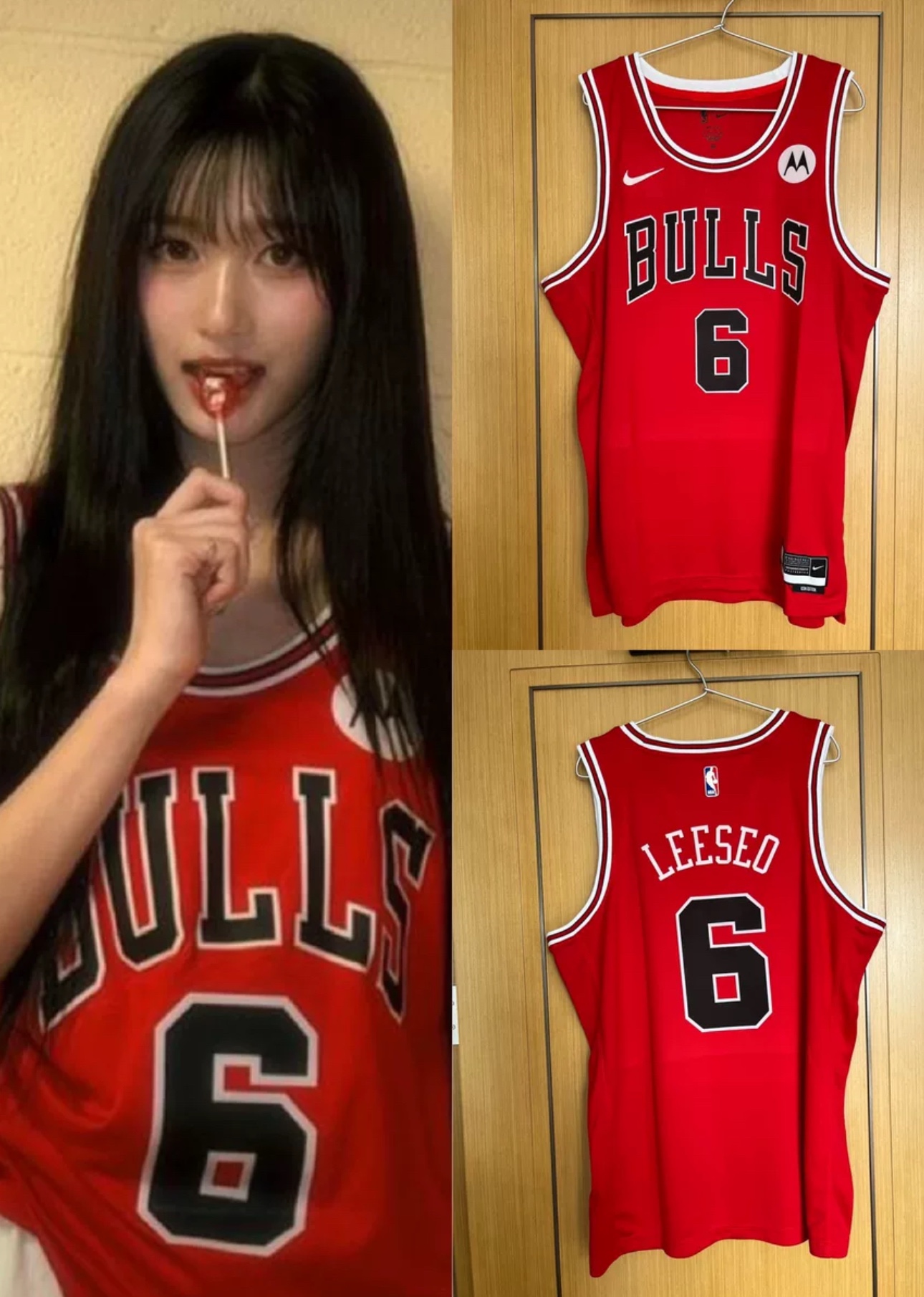 IVE customized Chicago Bulls Jersey