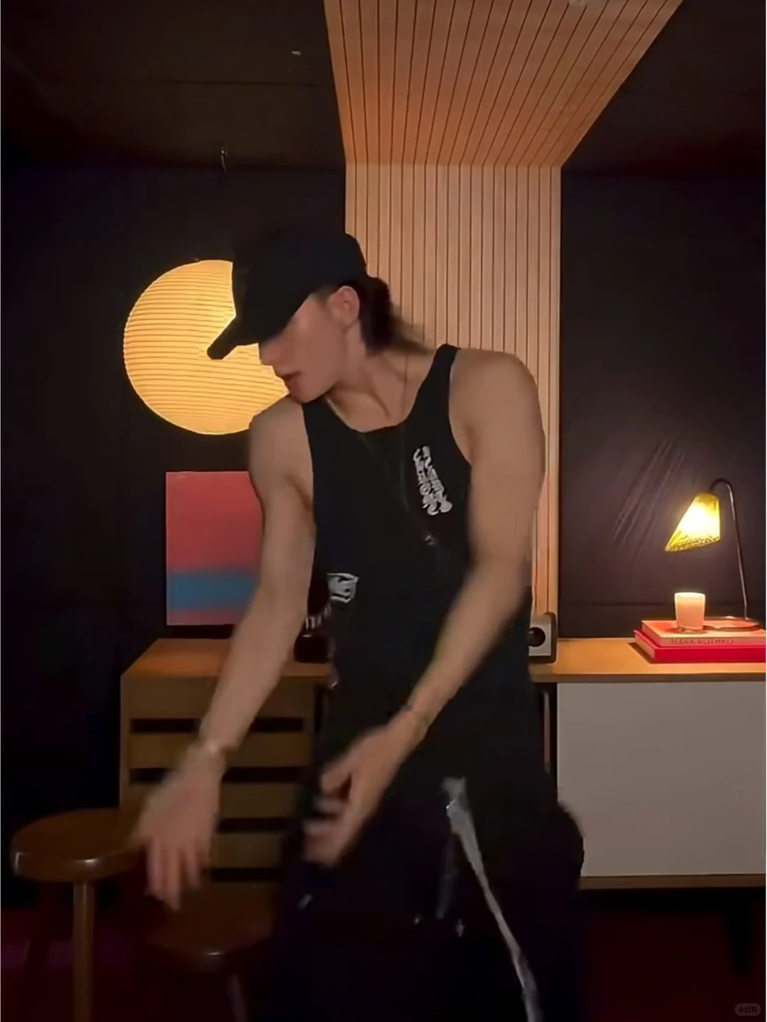 Stray kids Hyunjin Inspired Chrome Hearts Style Black Logo Tank Top-straykids