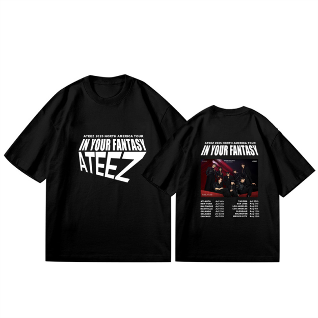 ATEEZ 2025 In Your Fantasy World Tour Merch Inspired T-Shirt