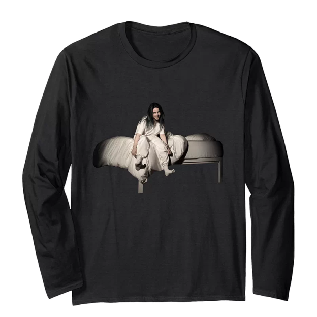 Billie Eilish Inspired Graphic Long Sleeve T-Shirt