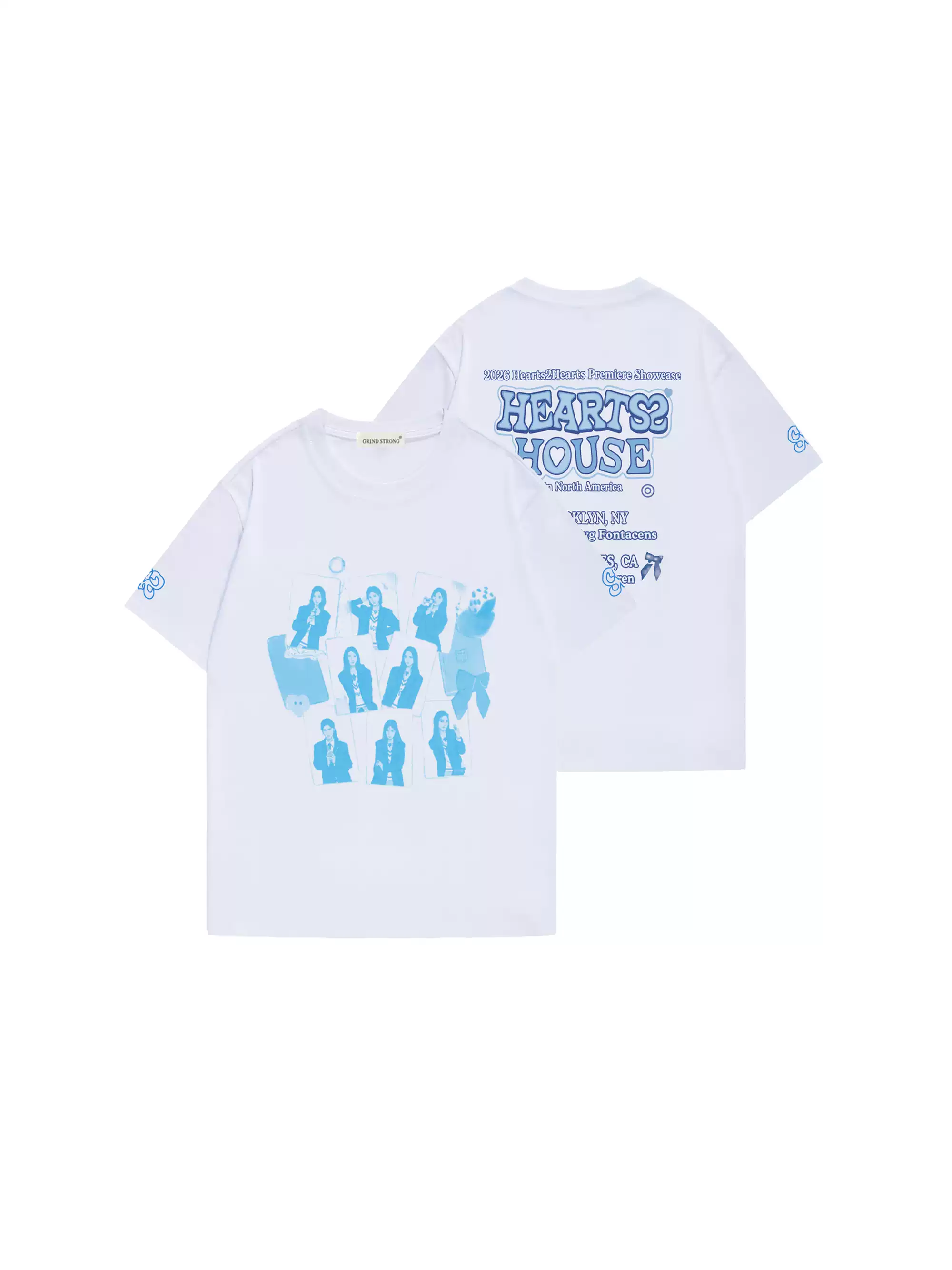 Hearts2Hearts 2026 Premiere Showcase HEARTS2 HOUSE Merh Inspired Tee