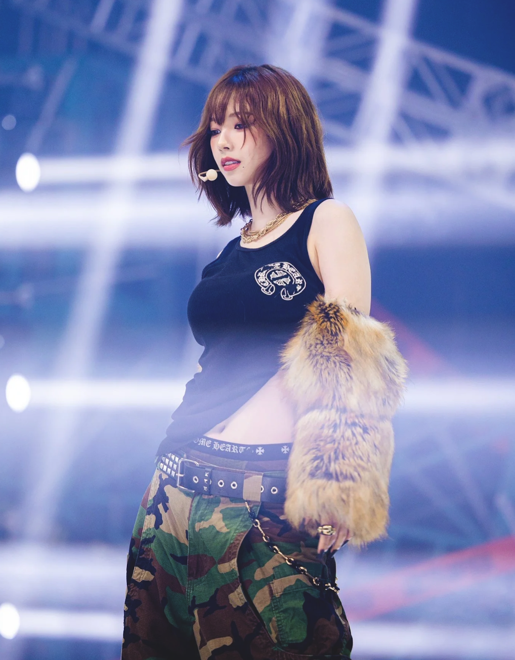 Aespa Karina Inspired Chrome Hearts Style Tank Top