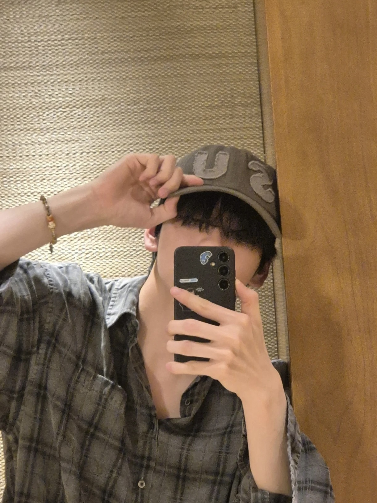 TXT Soobin Inspired Plaid Shirt