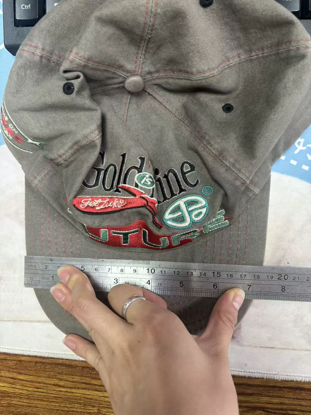 Cortis James Inspired Goldmine Future Embroidered Cap Hat