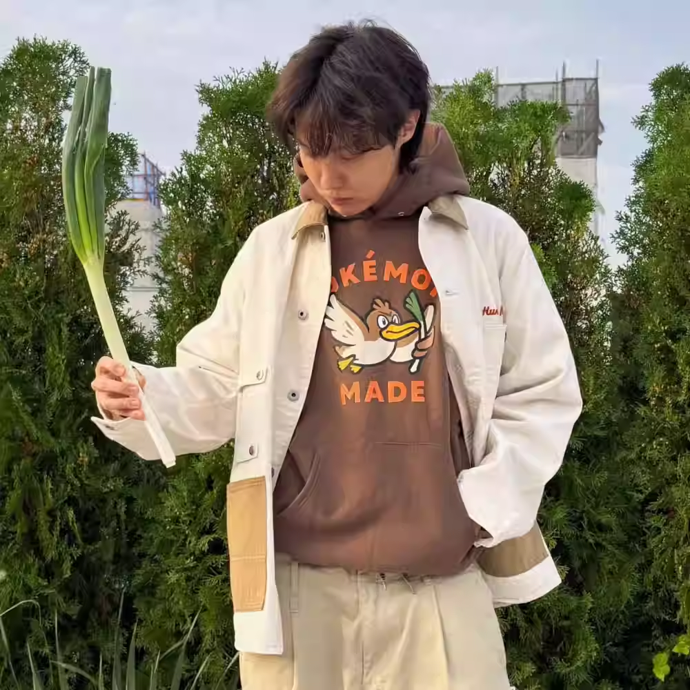  BTS RM&J-HOPE Inspired Pokémon Farfetch'd Hoodie