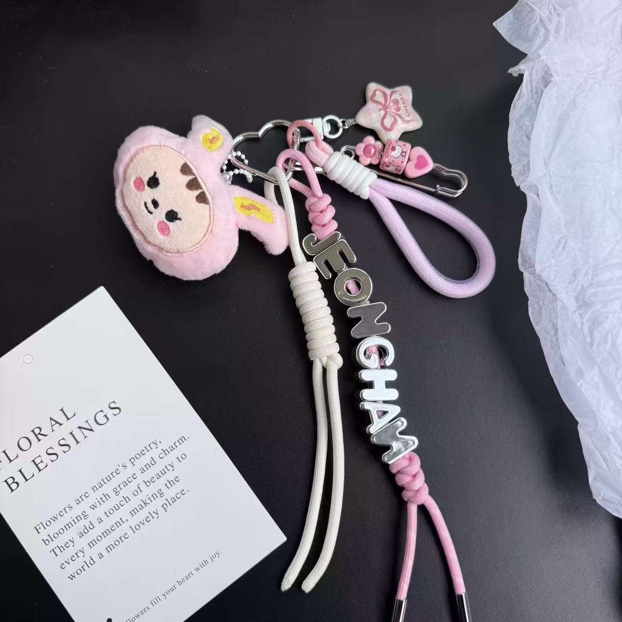 Seventeen Custom Plush Bag Charm-Handmade Keychain for Carats