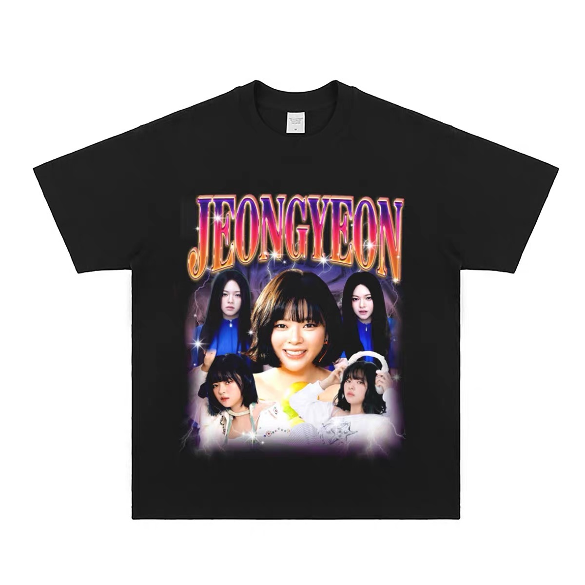 TWICE Custom Member Printed Retro Washed T-Shirt