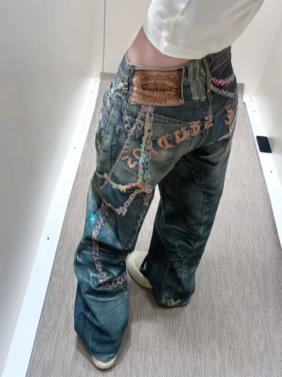 Blackpink Jennie Inspired 3D Candy Chain Printed Pants