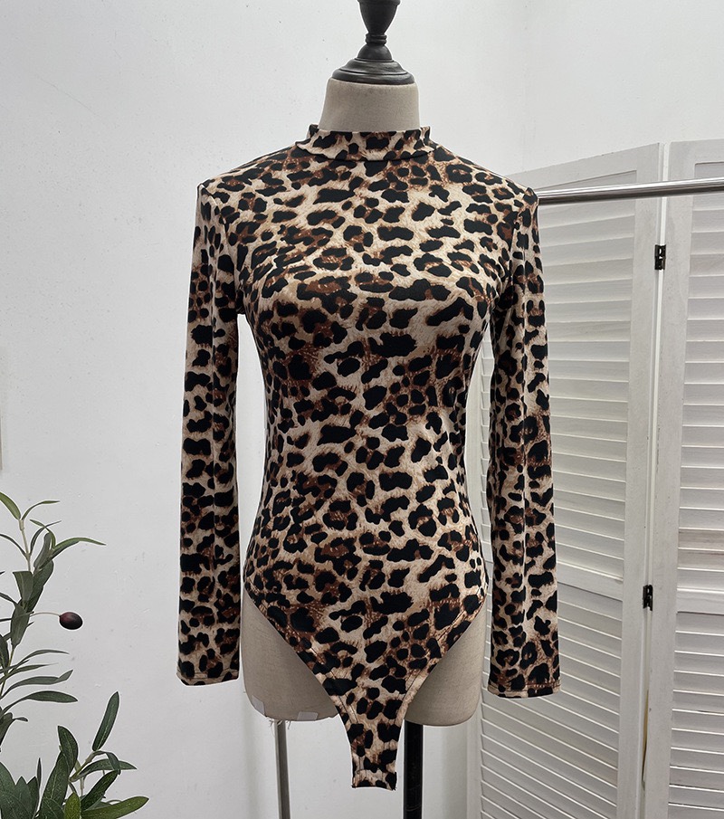 Aespa Giselle inspired Leopard Print Bodysuit