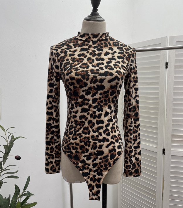 Aespa Giselle inspired Leopard Print Bodysuit