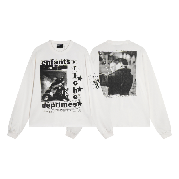 Straykids&TXT&WAYV Inspired Washed Printed Long Sleeve 