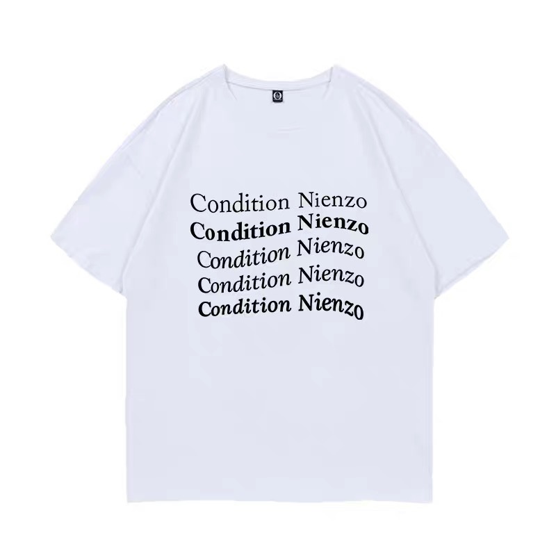 NewJeans Minji & Taeyeon Inspired Letter Print Tee