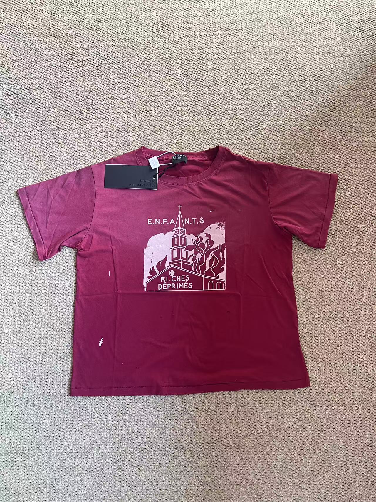 Enhypen NiKI inspired ERD red print tshirt-NI-KI