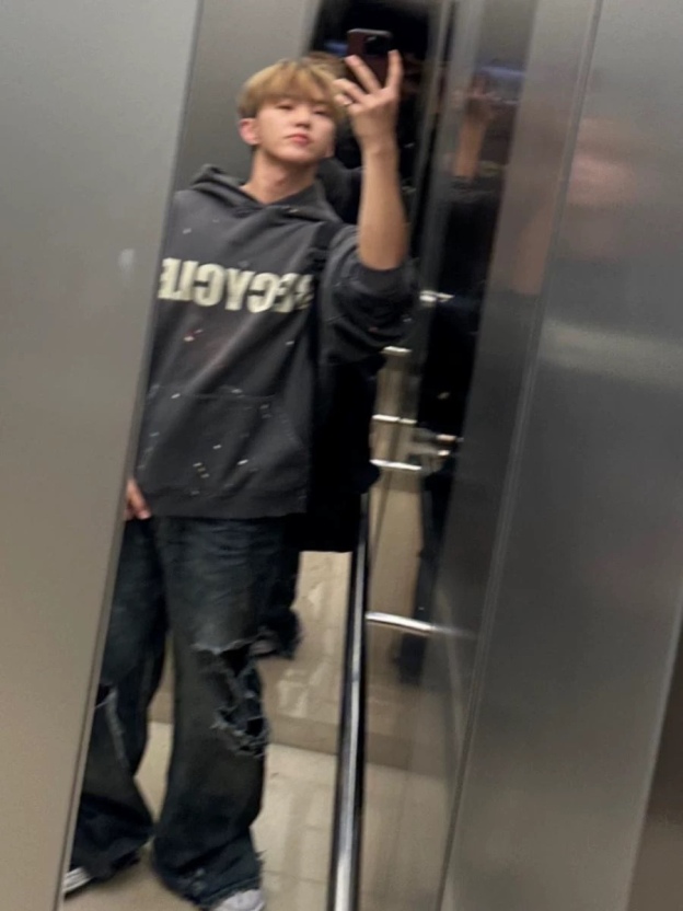 Seventeen Hoshi Inspired gray Hoodie