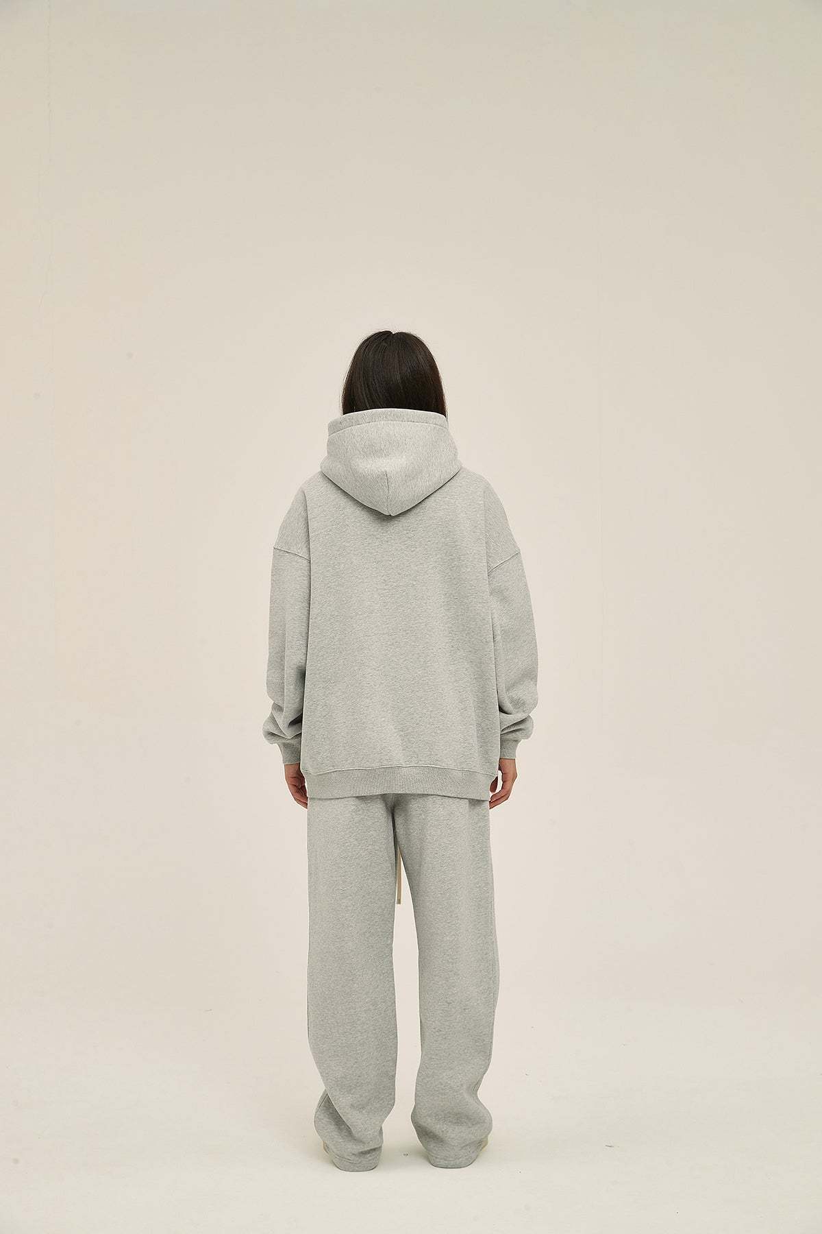 Gray&Green-Oversized hoodie sets