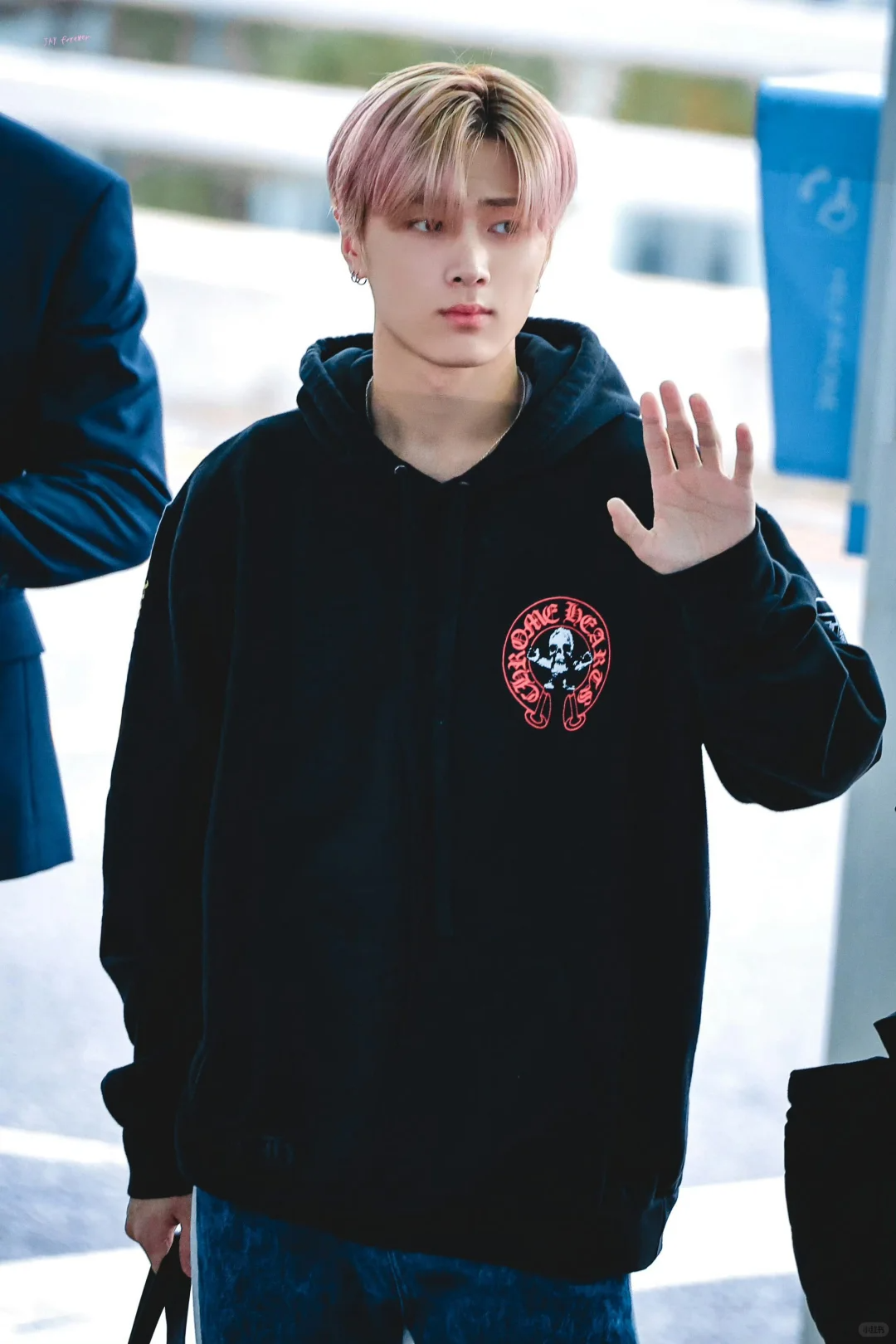 ENHYPEN Jay Inspired Skull Graphic Hoodie