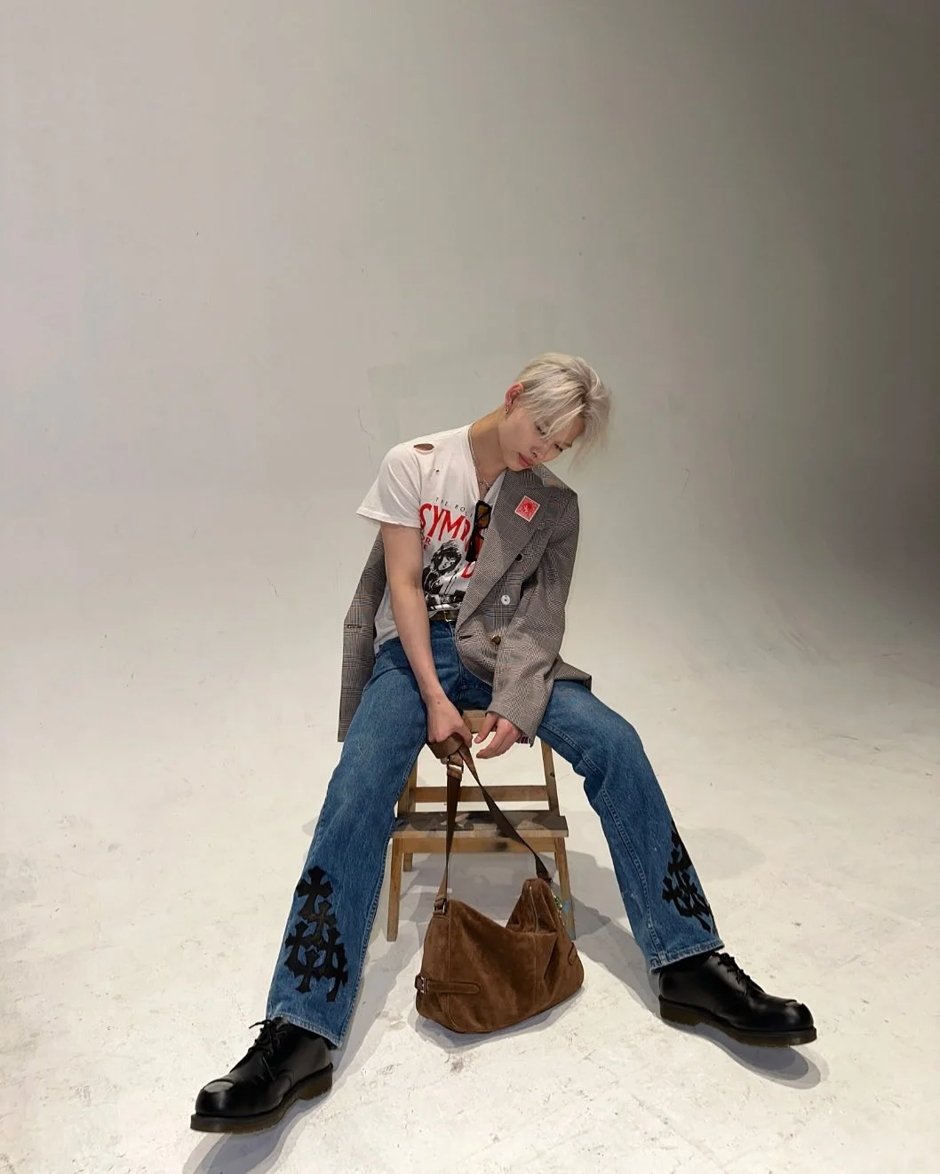 ENHYPEN Niki Insipired Sympathy For The Devil Graphic Tee