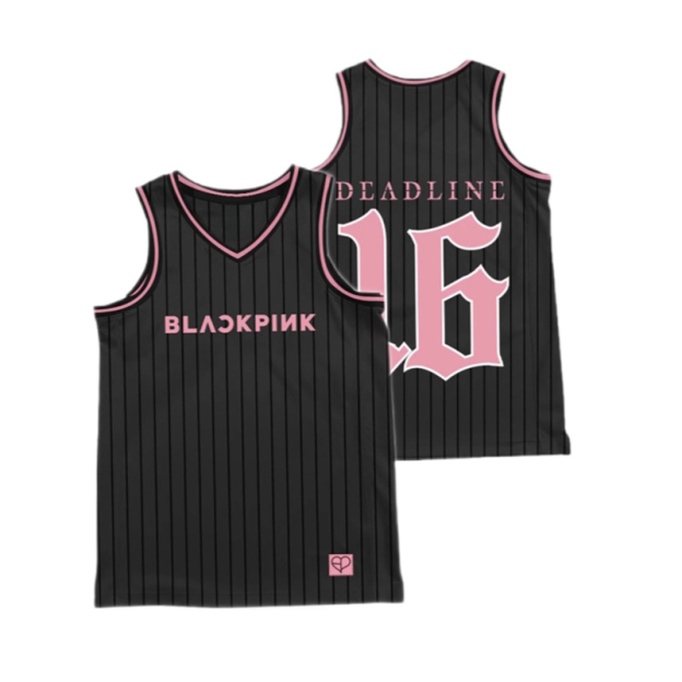 Blackpink Tour DEADLINE Merch Inspired Basketball Jersey