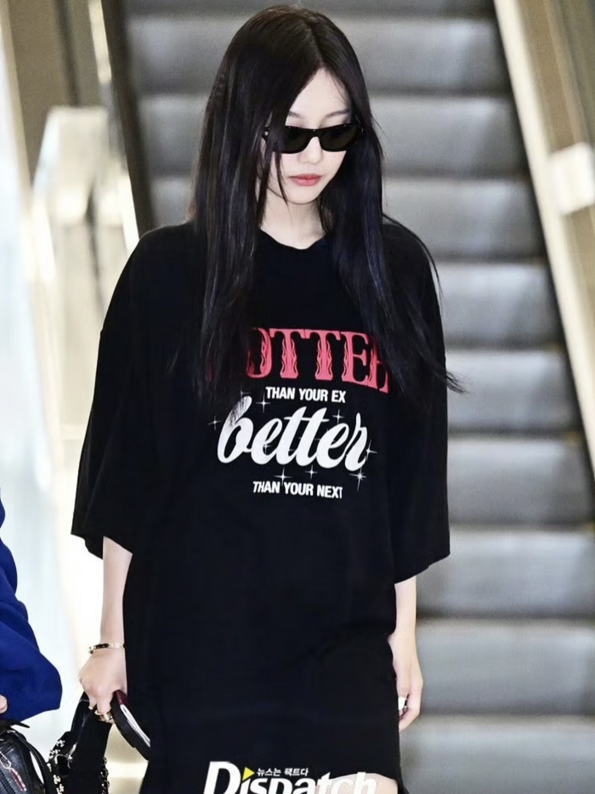 Stray Kids Hyunjin inspired Letter Print T-Shirt