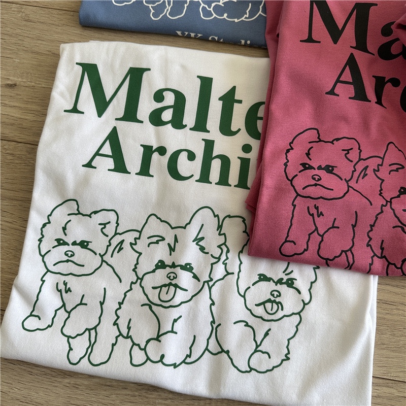 Seventeen Mingyu dog print Inspired Oversized Cotton T-Shirt